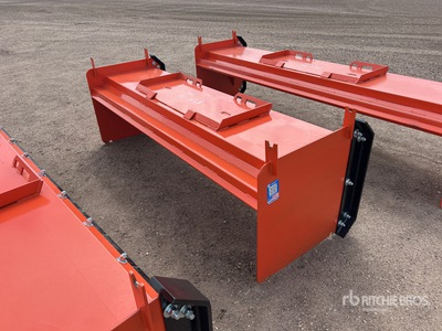 2025 Kit Containers QT-SP-8-23 45 in Empujador de nieve para minicargadora