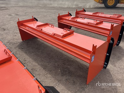 2025 Kit Containers QT-SP-10-23 45 in Skid Steer Snow Pusher
