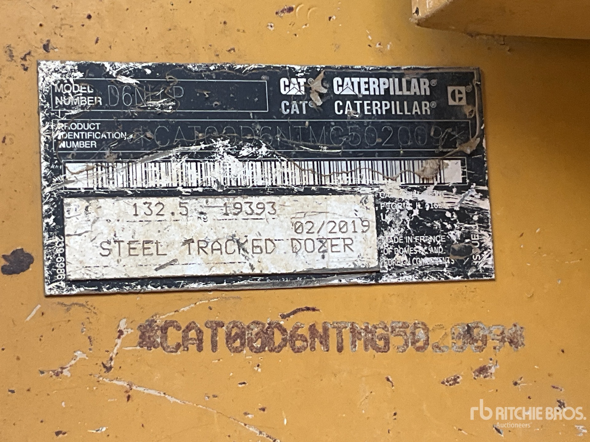 2019 Cat D6N Crawler Dozer