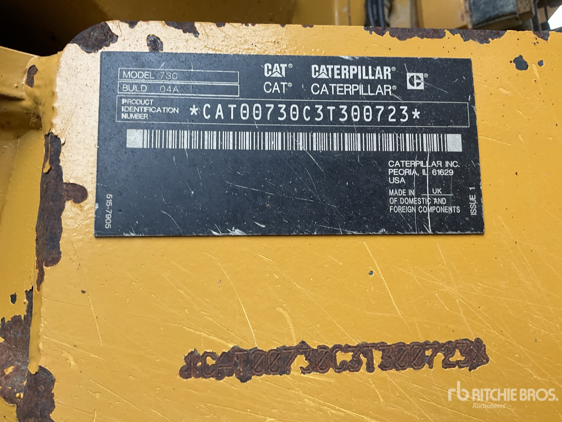 2019 Cat 730C Articulated Dump Truck