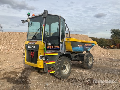 2019 Wacker Neuson DV60 6 ton 4x4 Swivel Dual View Cabbed Swivel Raddumper