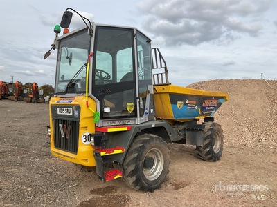 2019 Wacker Neuson DV60 6 ton 4x4 Swivel Dual View Cabbed Swivel Raddumper