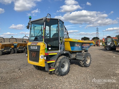 2019 Wacker Neuson DV60 6 ton 4x4 Swivel Raddumper
