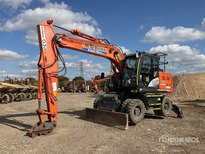 2018 Hitachi ZX140W-6 4x4 Highway Wheeled Excavator