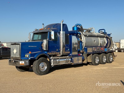 2011 Steelhead on 2011 Western Star 4900 8x6 Sleeper Combination Wash/ Vacuum Tanker Truck