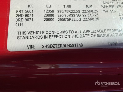 2020 International LT625 6x4 Cabina per trattore stradale