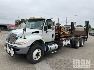 2016 International 7400 6x4 Flatbed Truck