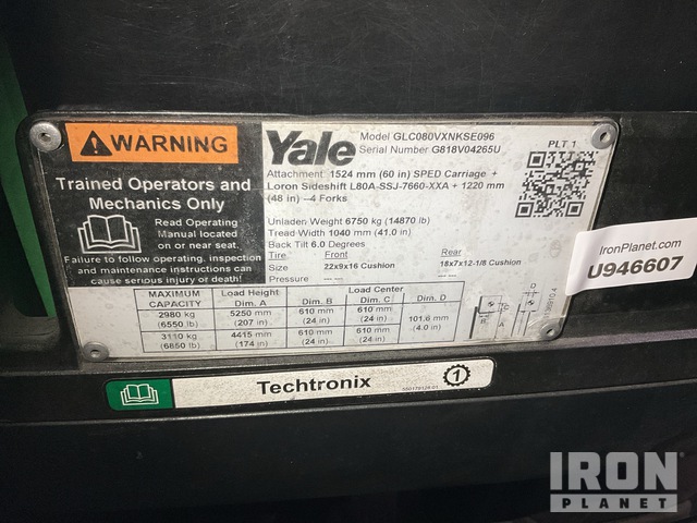MONTACARGAS 2020 YALE GLC080VXNKSE096