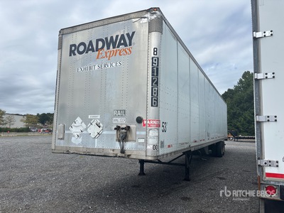 2001 Wabash 53 ft x 102 in T/A Semi-remorque fourgon