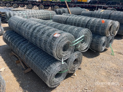 Quantity of (2) Pallets of C3 12.5-12.5 6 in 96 in x 330 ft Stay Lock Game Fencing