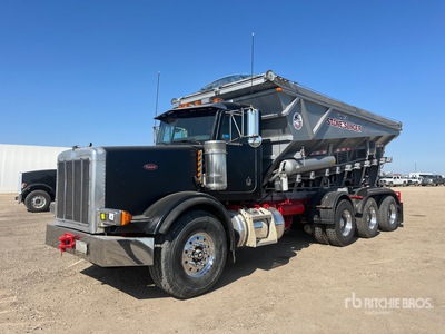 Dahms on 2001 Peterbilt 378 8x6 Stone Spreader Truck