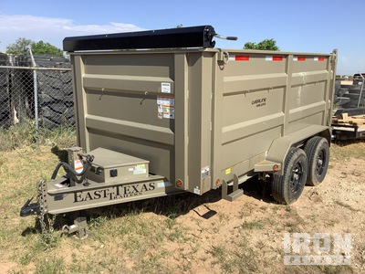 2023 East Texas 12 ft T/A Dump Utility Trailer