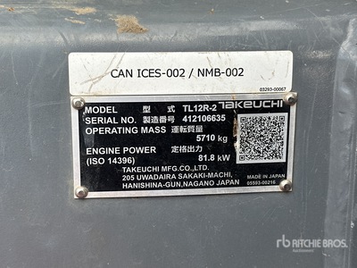 Takeuchi TL12 Kompaktowa ładowarka gąsienicowa