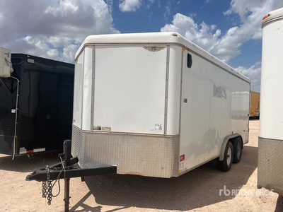 2014 H & H TACAV-NOSE 16 ft T/A Enclosed Trailer