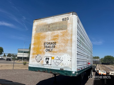 1985 Utility VS1DS 28 ft x 102 in S/A Van Trailer