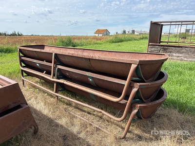 Quantity of (3) 2 ft x 11 ft Livestock Feeder