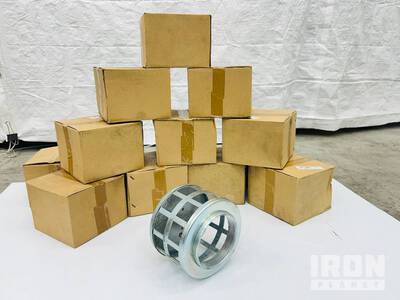 Quantity (12) Wacker Neuson 4 inch Female Threaded Metal Strainers