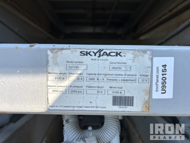 ELEVADOR TIJERA 2007 SKYJACK SJ7135