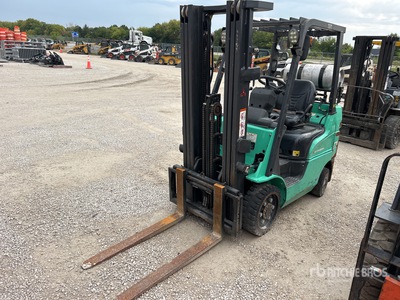 2018 Mitsubishi FGC25N 4750 lb Cushion Tire Forklift