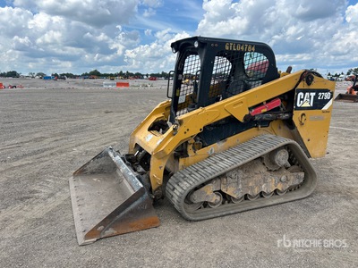 2018 Cat 279D Two-Speed Chargeuse sur rails compacte