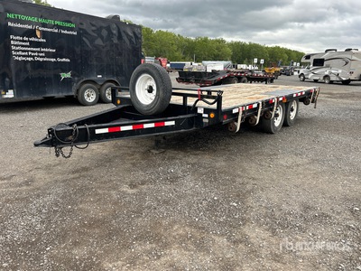 2009 PJ Trailers F8162 16 ft T/A Equipment Trailer