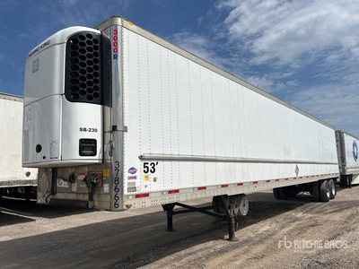 2016 Utility 3000R 53 ft x 102 in T/A Refrigerated Trailer