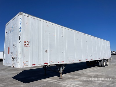 1993 Wabash 53 ft x 102 in T/A Van Trailer