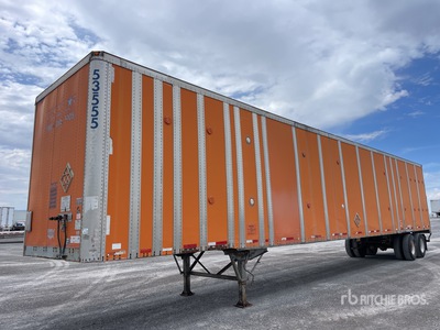 1997 Wabash 53 ft x 102 in T/A Semi-remorque fourgon