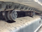 Undercarriage with Right Carrier Rollers