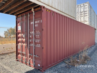 2021 40 ft High Cube Storage Container
