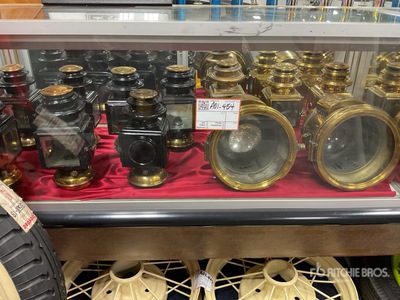 Quantity of Ford lights and lanterns Antiques