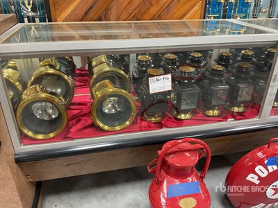 Quantity of Ford lights and lanterns Antiques
