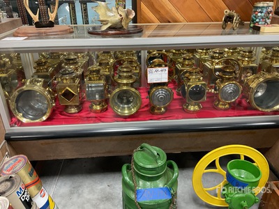 Quantity of Ford lights and lanterns Antiques