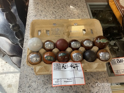 Quantity of (12) antique shift knobs
