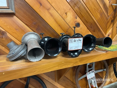 Quantity of (6) antique car horns