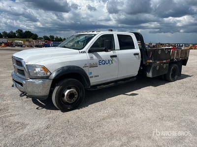2017 Ram 5500 4x2 Crew Cab Flatbed Truck