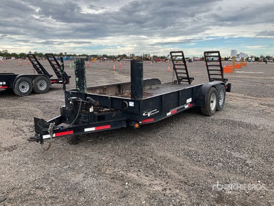 2019 Custom 18 ft T/A Equipment Trailer