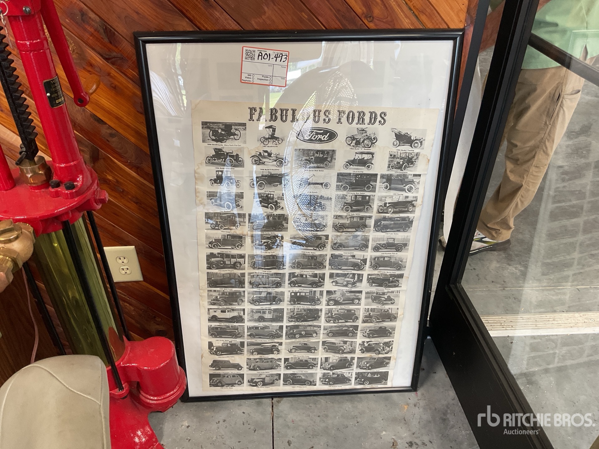 antique Ford car print