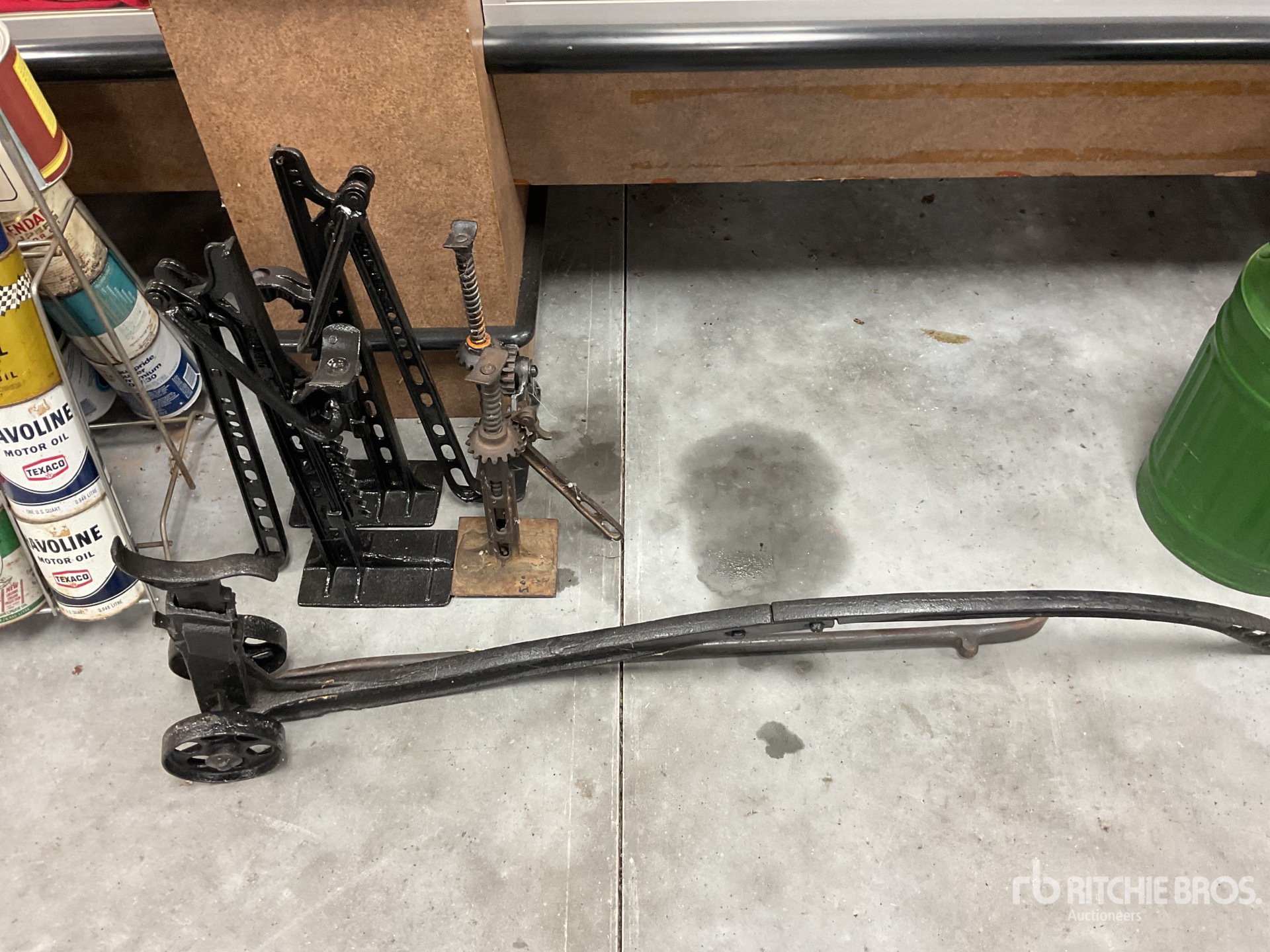 Quantity of (5) antique jacks