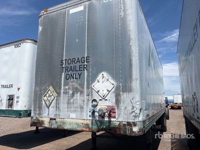 1990 Fruehauf 28 ft x 102 in S/A Van Trailer
