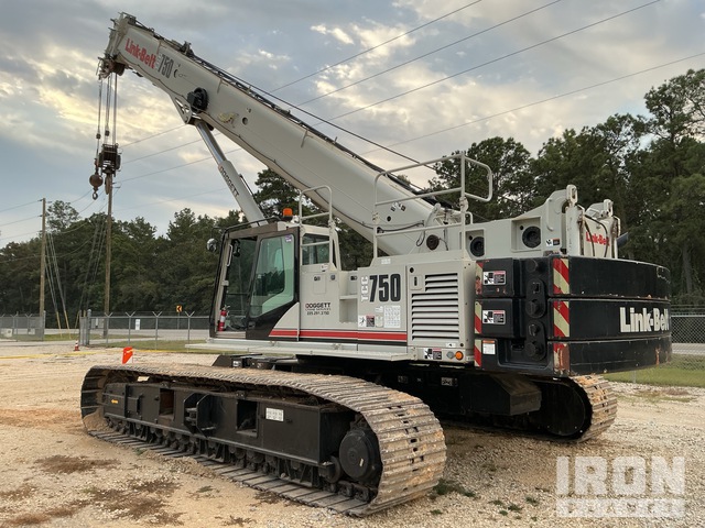 2019 Link-Belt TCC750 75 ton Telescopic Crawler Crane in Conroe