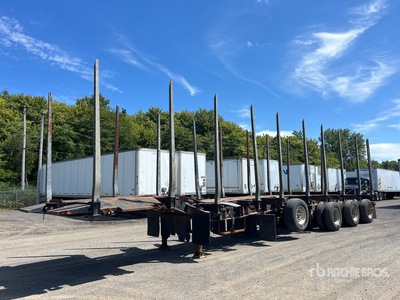 2020 Manac 23448A531 48 ft Quad/A Log Trailer