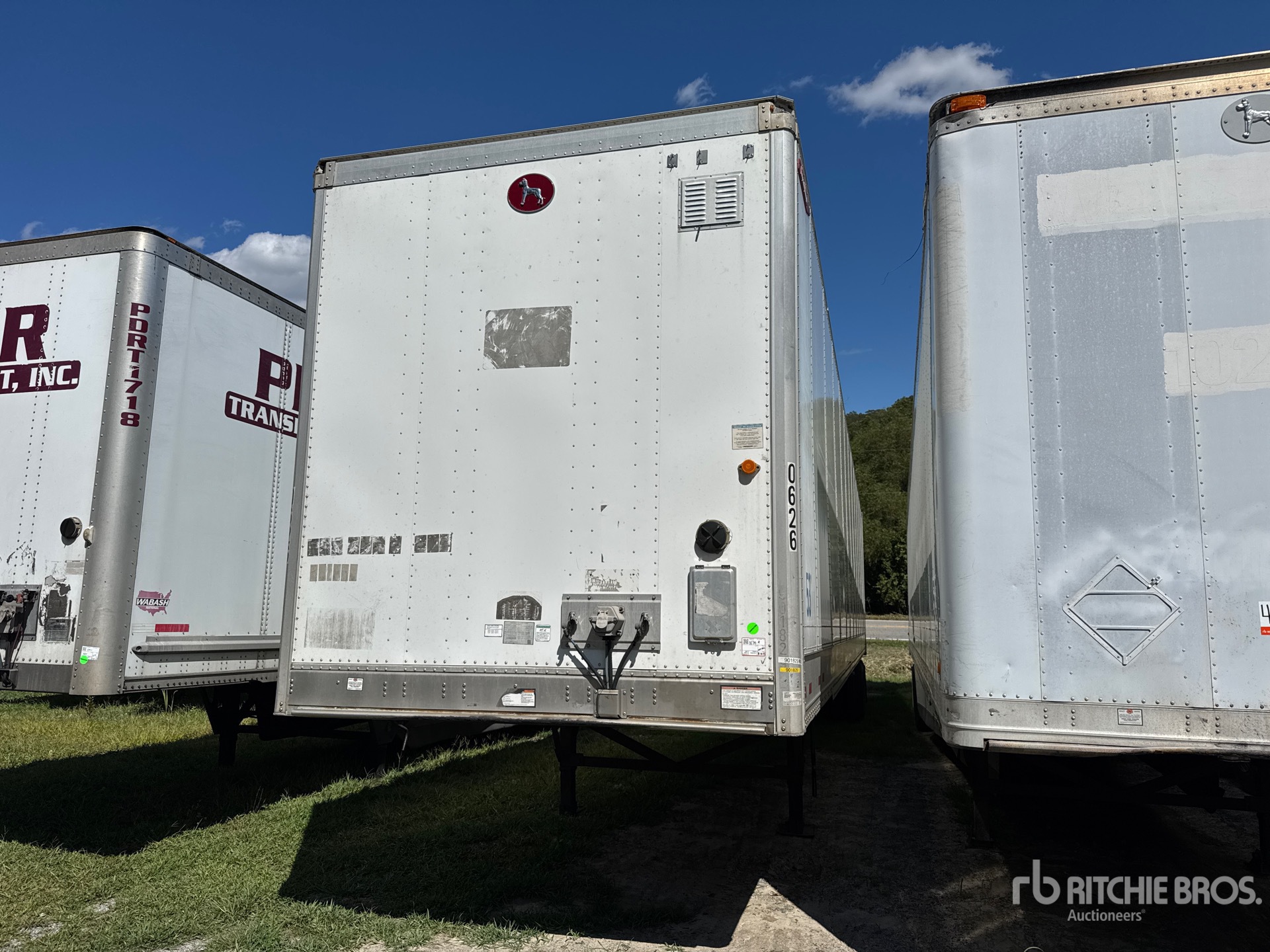 2017 Great Dane 53 ft x 102 in Sliding T/A Van Trailer