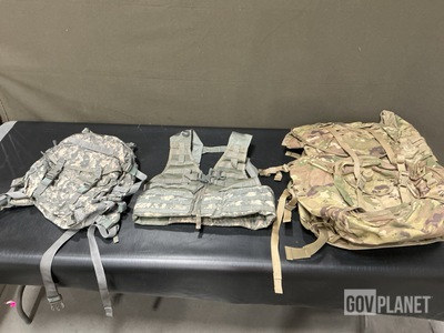 (21) Assault Packs, (58) Fighting Load Carriers & Assorted Items