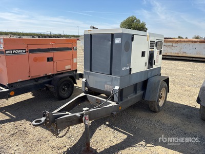 2016 Atlas Copco QAS25 20 kW Mobile Generator Set