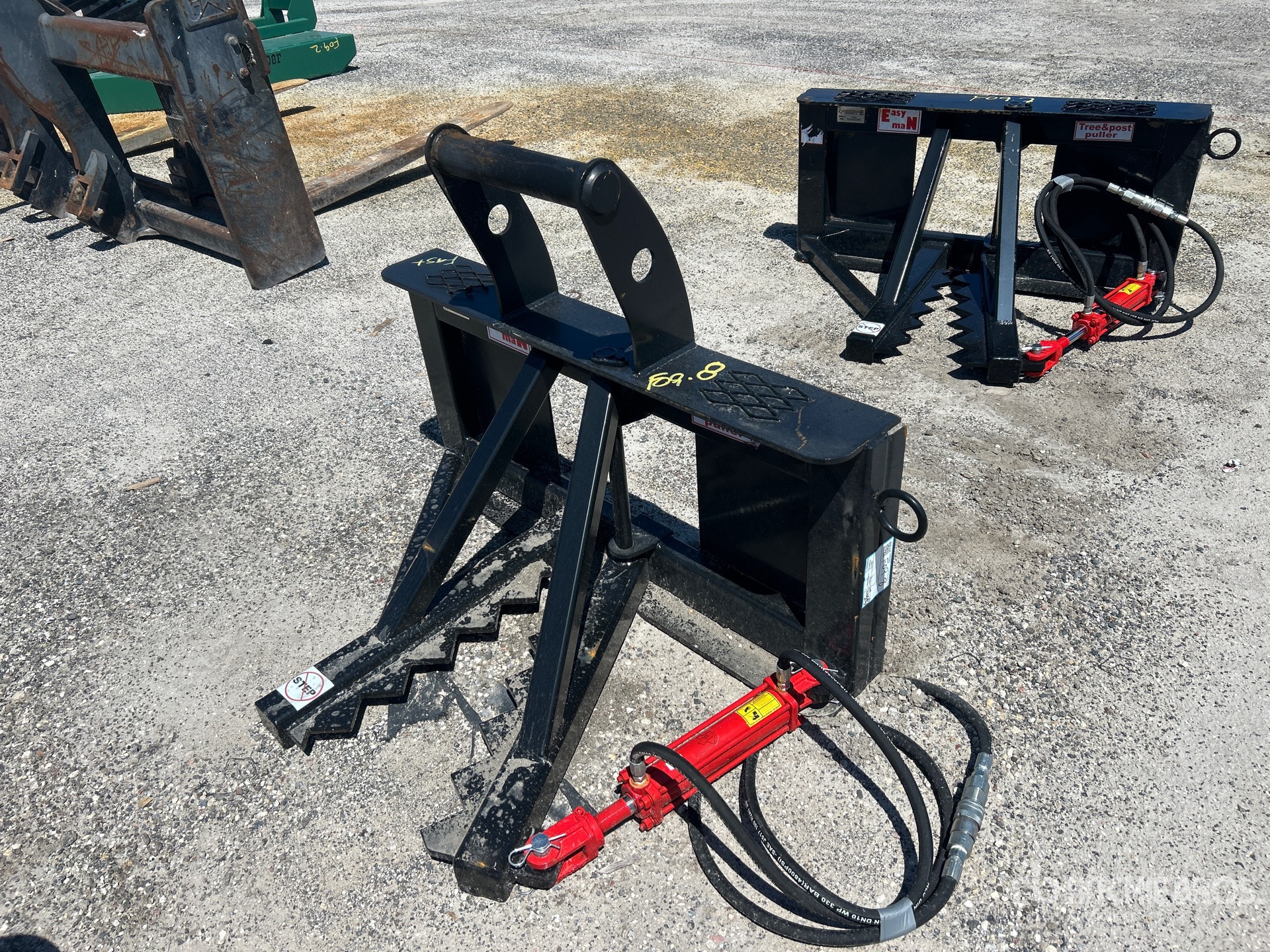 Industrias America Hpost Tree Puller Arracheuse de piquets pour chargeuse à différentiel