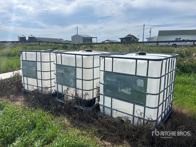 Quantity of (3) 1000 gal Tote Chemical Tank