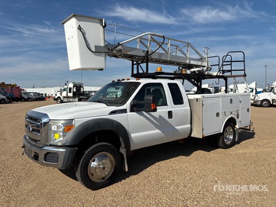 2011 Telelift 31.2 ft on 2011 Ford F-550 XLT 4x4 Extended Cab Bucket Truck