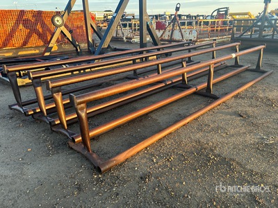 Quantity of (4) 15 ft Pipe Stand