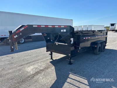 2023 PJ Trailers 16 ft T/A Gooseneck Remorque à Benne Utilitaire